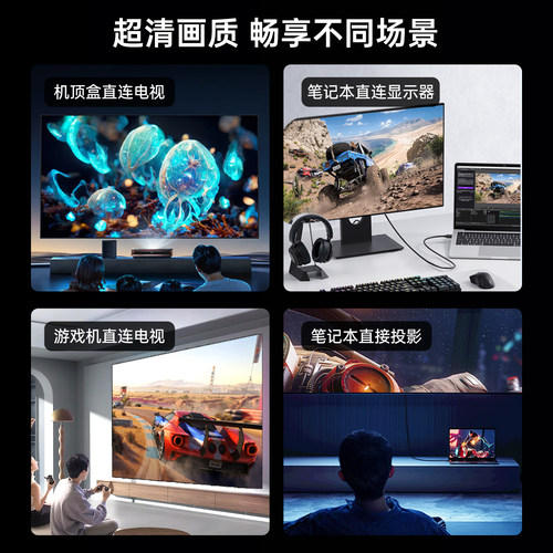 AOC hdmi线2.1高清线8K连接电脑笔记本显示器电视机240hz投影仪4k - 图3