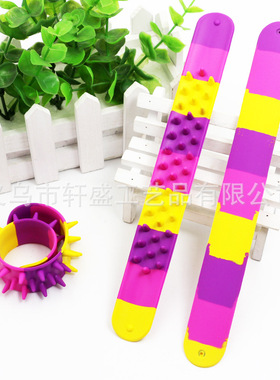 硅胶儿童手腕带派对小礼品啪啪圈