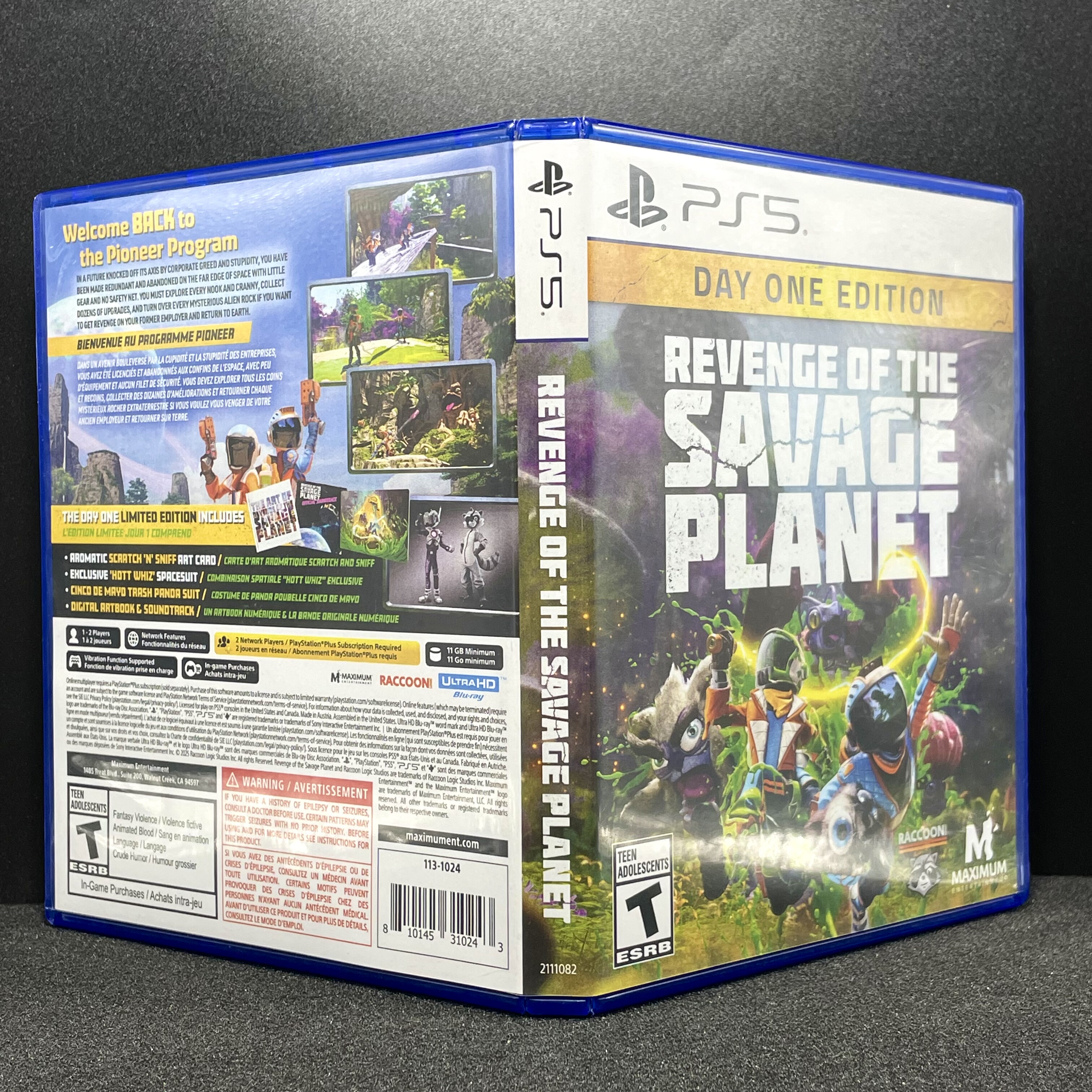 PS5国产包装盒 狂野星球复仇记 自印封面 没有卡带 空盒,淘宝优惠券,粉丝福利购,淘宝优惠卷