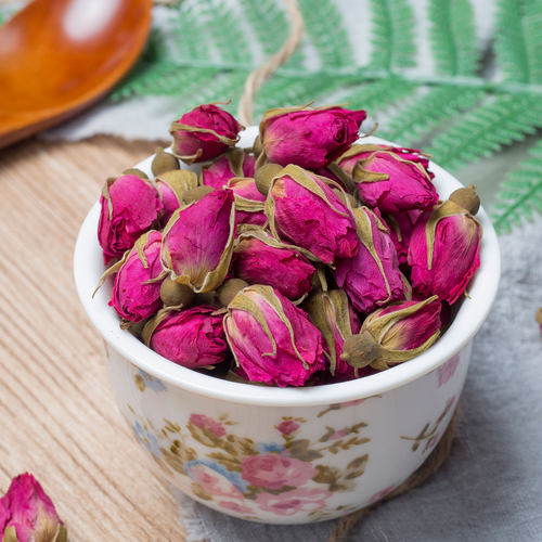 三罐天然玫瑰花茶组合安岳柠檬片茉莉花苞茶玫瑰组合女性常备花茶-图1