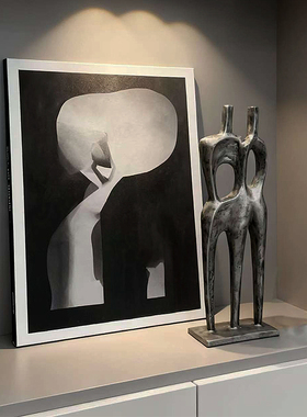 高级感抽象艺术树脂人像人物雕塑