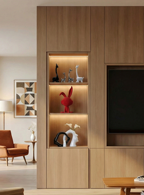 现代家居兔子花瓶摆件套装