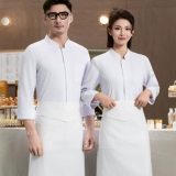 Высококачественная рабочая одежда для шеф-повара с длинными рукавами по индивидуальному заказу, гостиничный ресторан, ресторан западной кухни, магазин по выпечке тортов, униформа шеф-повара, осень и зима