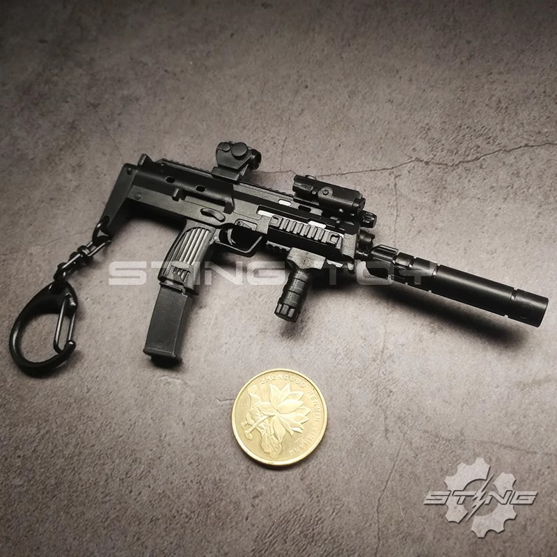 WS1:6MP7A2塑料枪模玩具钥匙扣附件可装卸无弹模不可发射STINGTOY-图2