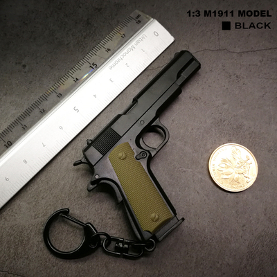 1:3M92&M1911枪模钥匙扣塑料玩具可分解插取弹匣不可发射STINGTOY-图1