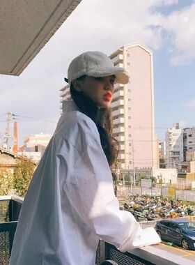 Zadily 2023 Spring Minimalist Chic Oversize Women's White Ba