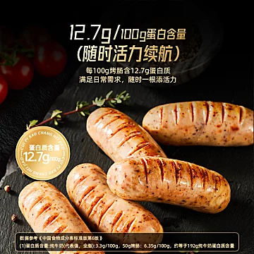 【思念】500g烤肠热狗露营烧烤火腿肠[19元优惠券]-寻折猪