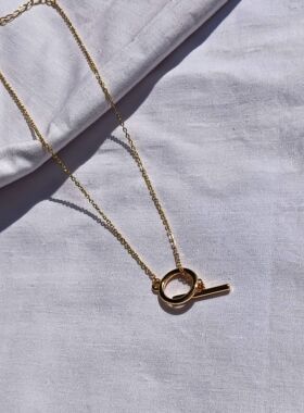 其他锌合金铁链条其他女简约项链