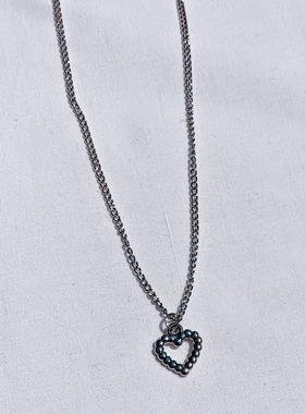 青岛外贸流行饰品欧美原单正品个性时尚百搭小众抽象爱心精品项链