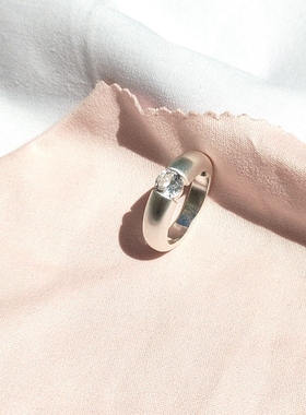 其他女锌合金欧美滴釉戒指百搭靓