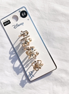 青岛外贸流行饰品欧美原单正品个性小众设计感满钻金属精品卡戒指