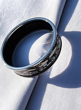 青岛外贸流行饰品欧美原单正品个性小众珐琅滴釉轻奢d牌精品手镯