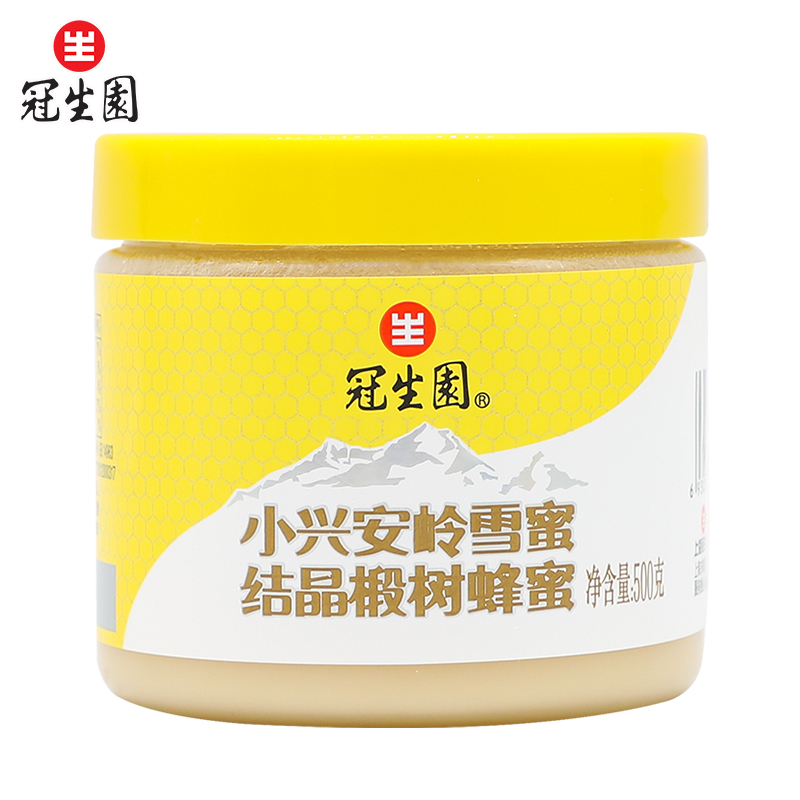 中华老字号 冠生园结晶蜂蜜雪蜜结晶椴树蜂蜜东北小兴安岭500g - 图2