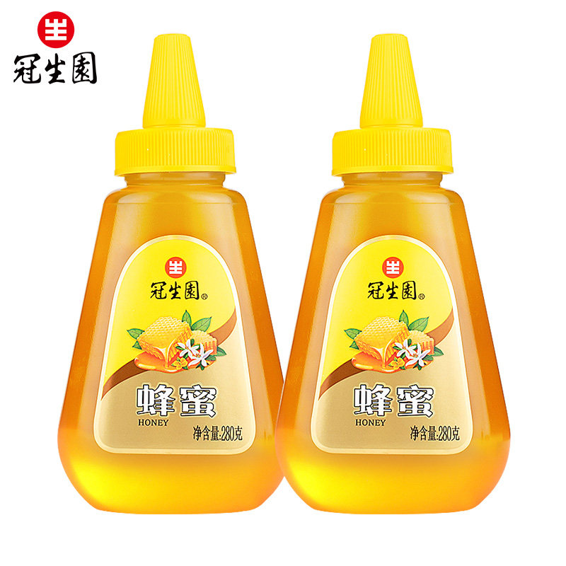 冠生园280g*2瓶组合便携小包装蜂蜜 冠生园食品蜂蜜