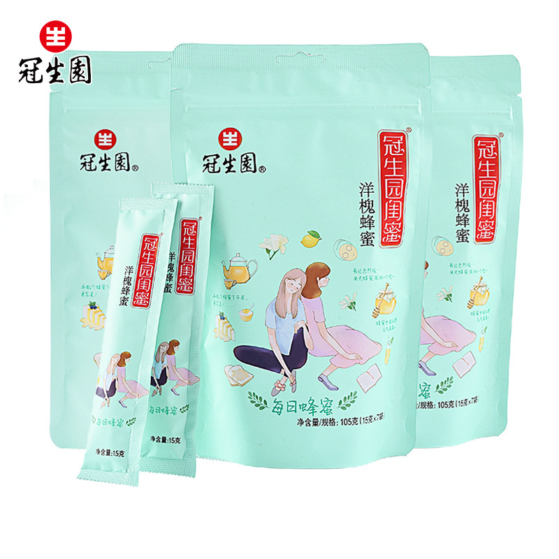 冠生园小袋装便携条洋槐*每日蜂蜜 冠生园食品蜂蜜