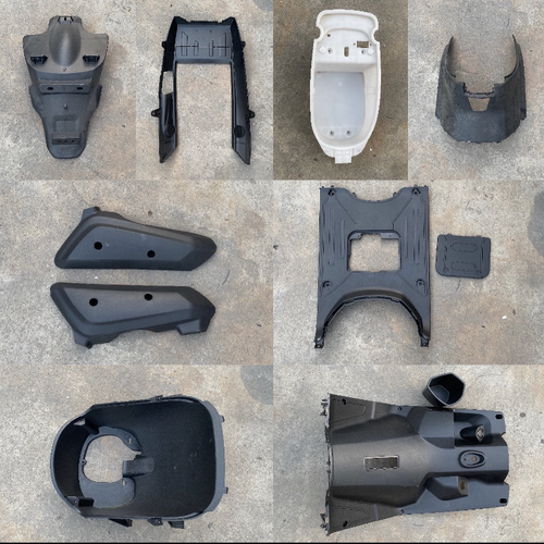 大疆八代前围电动车外壳大金牛车壳前泥板电瓶塑料件全套配件 - 图3