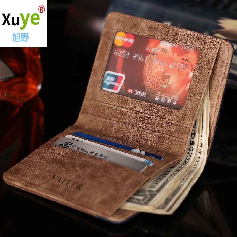 men wallet ID Card Holder Coin Purse man  credit wallets - 图1