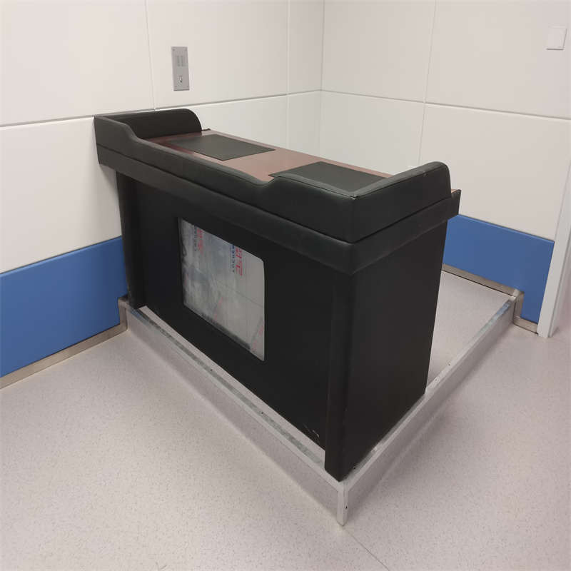 Manufacturer's customized interrogation table, conversation inquiry, collection office area, steel painted interrogation table, retention room integrated table