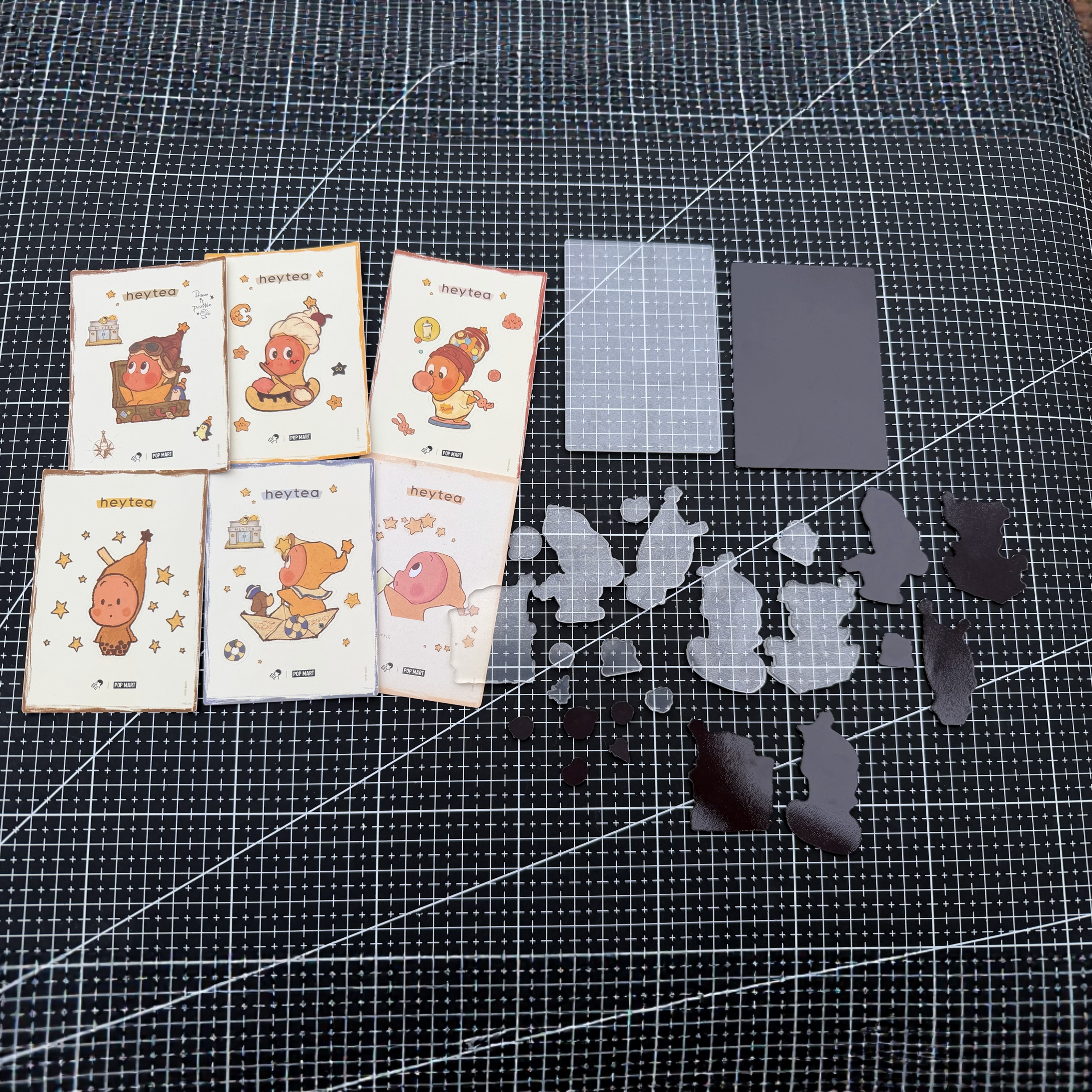 喜茶星星人联名奶茶袋改造磁吸材料包亚克力带背胶冰箱贴贴纸DIY,淘宝优惠券,粉丝福利购,淘宝优惠卷