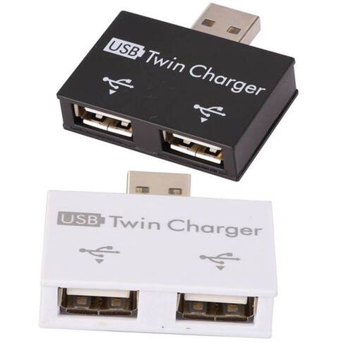 双usb分线器一拖二三汽车载typec扩展器多接口多孔转接头充电换头 - 图1