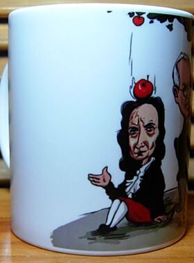 牛顿茶杯乔布斯礼物摆件纪念品