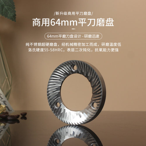 飞马900N磨盘/锡克玛HC600/乐呵呵磨豆机刀盘MAZZER mini直径64mm - 图0