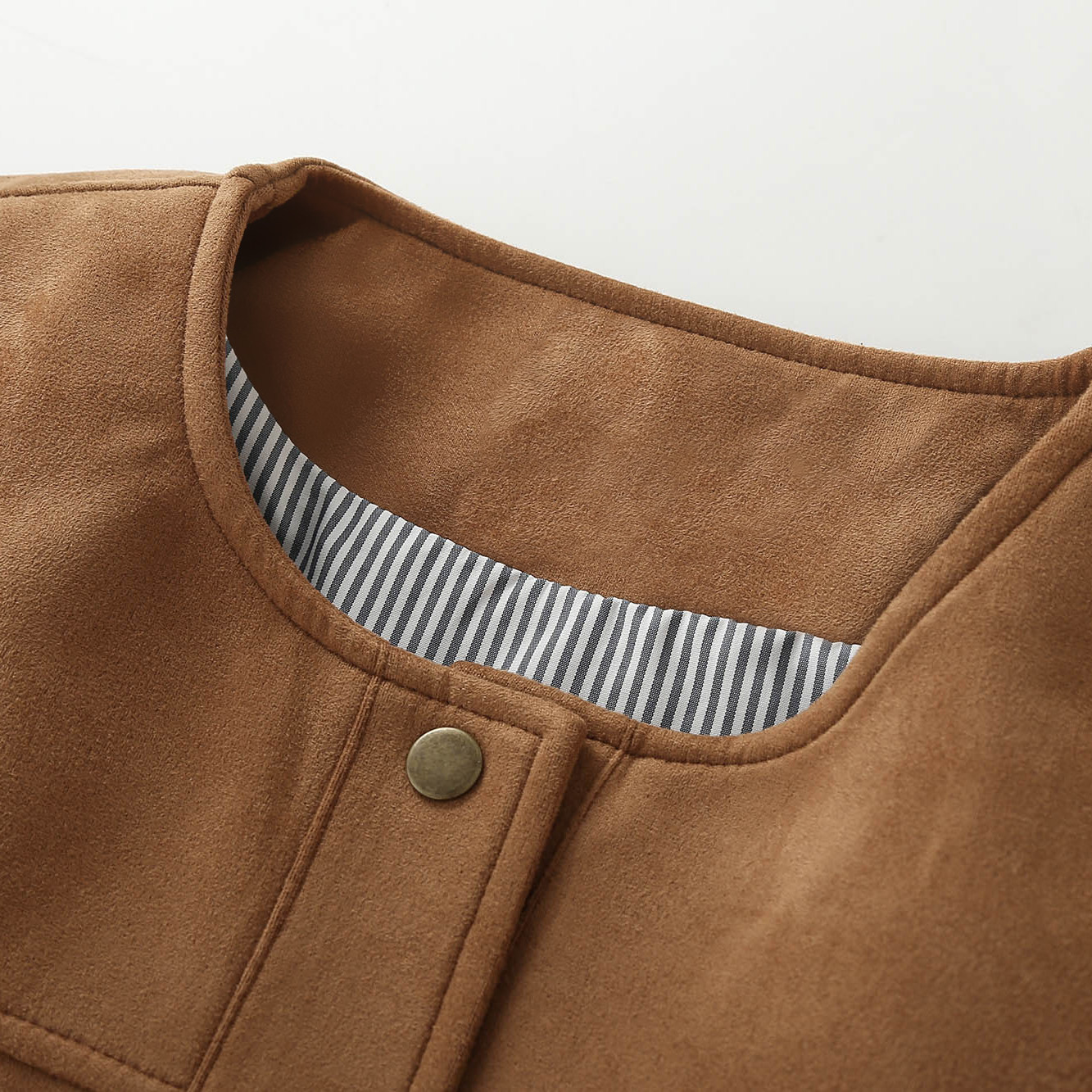 小香风复古麂皮绒短外套女秋装休闲宽松高级感夹克开衫超好看上衣,淘宝优惠券,粉丝福利购,淘宝优惠卷