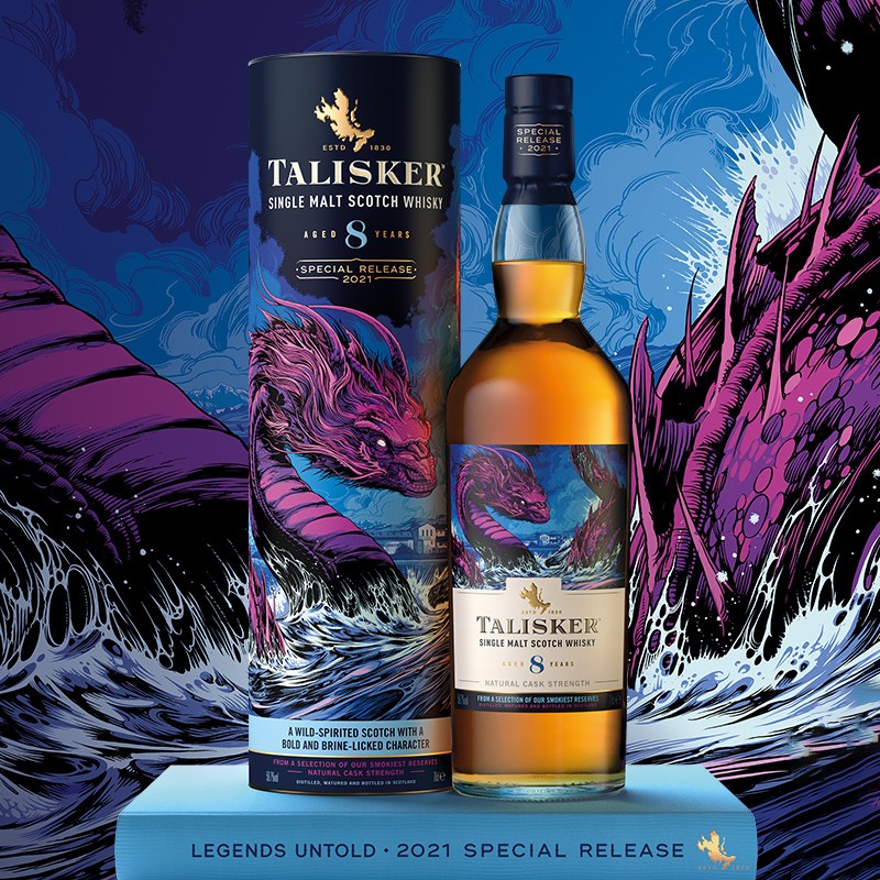 Talisker泰斯卡8年单一麦芽苏格兰威士忌2021SR限量版系列700mL - 图0