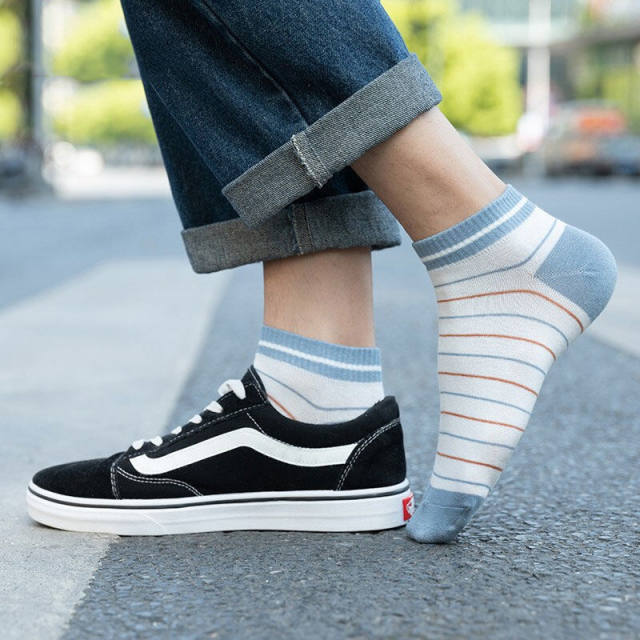 Socks ຜູ້ຊາຍ summer ເຮືອບາງ socks ins ແນວໂນ້ມ