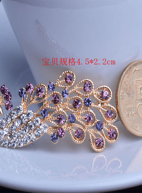 包邮买中式孔雀凤凰可爱动物胸针