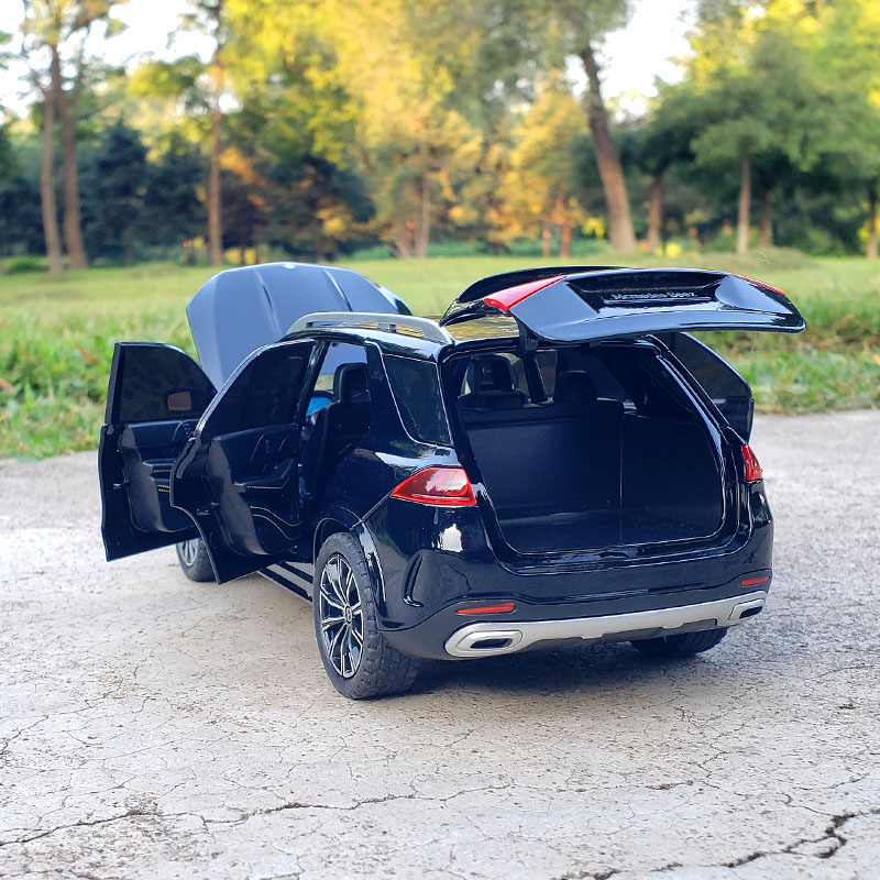 1/24奔驰GLE350合金汽车模型声光回力大号玩具越野车金属车模摆件 - 图2