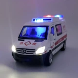 Mercedes Benz, warrior, детская реалистичная скорая помощь, игрушечная машина, легкосплавный автомобиль, модель автомобиля для мальчиков со светомузыкой, машинка, хлеб