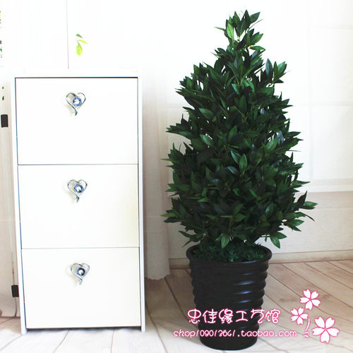 仿真植物大型假树发财树客厅摆设酒店装潢特价假花2米木兰树盆景 - 图2