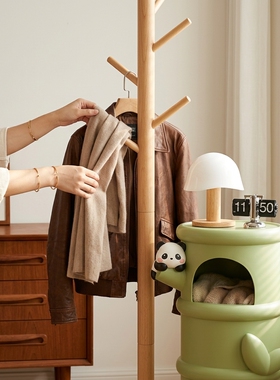 可爱熊猫树脂儿童房落地收纳摆件