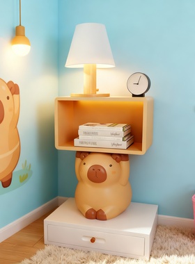 儿童卡通动物树脂发光桌面摆件