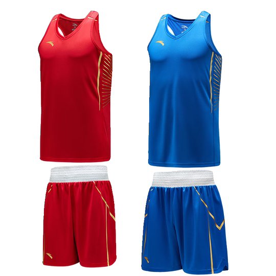 Anta Boxing convient les hommes et les femmes même style boxe d'entraînement intérieur short à manches courtes
