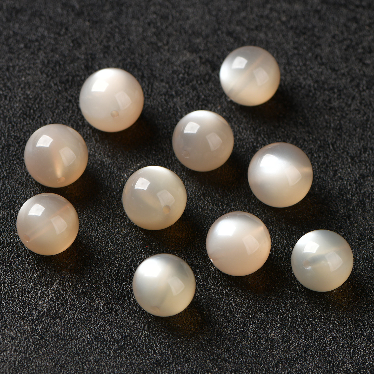 天然水晶奶茶月光石散珠子diy串珠配珠手串项链水晶手串配饰单珠,淘宝优惠券,粉丝福利购,淘宝优惠卷