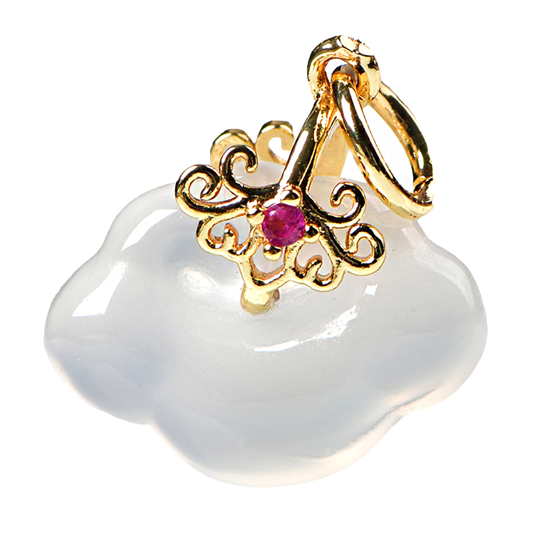 天然白玛瑙如意吊坠diy手工串珠水晶项链饰品散珠荔枝洞手链滴溜,淘宝优惠券,粉丝福利购,淘宝优惠卷