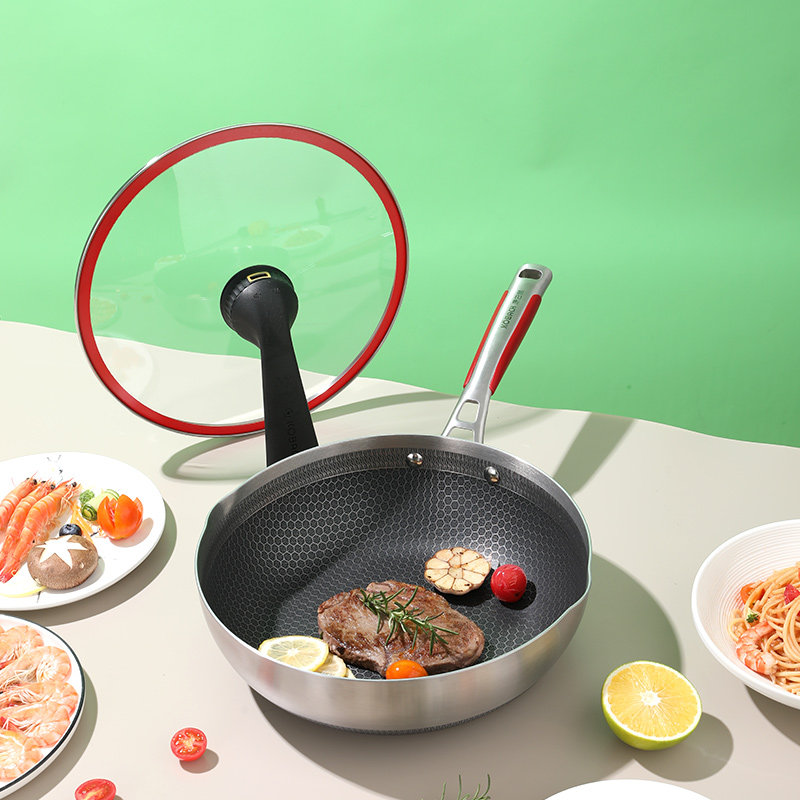 康巴赫官方旗舰店第五代小资316l锅 康巴赫炒锅