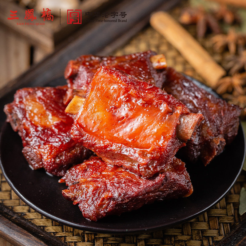 无锡特产三凤桥冷冻酱排骨3袋装熟食无锡特产速食肉类过年送礼,淘宝优惠券,粉丝福利购,淘宝优惠卷