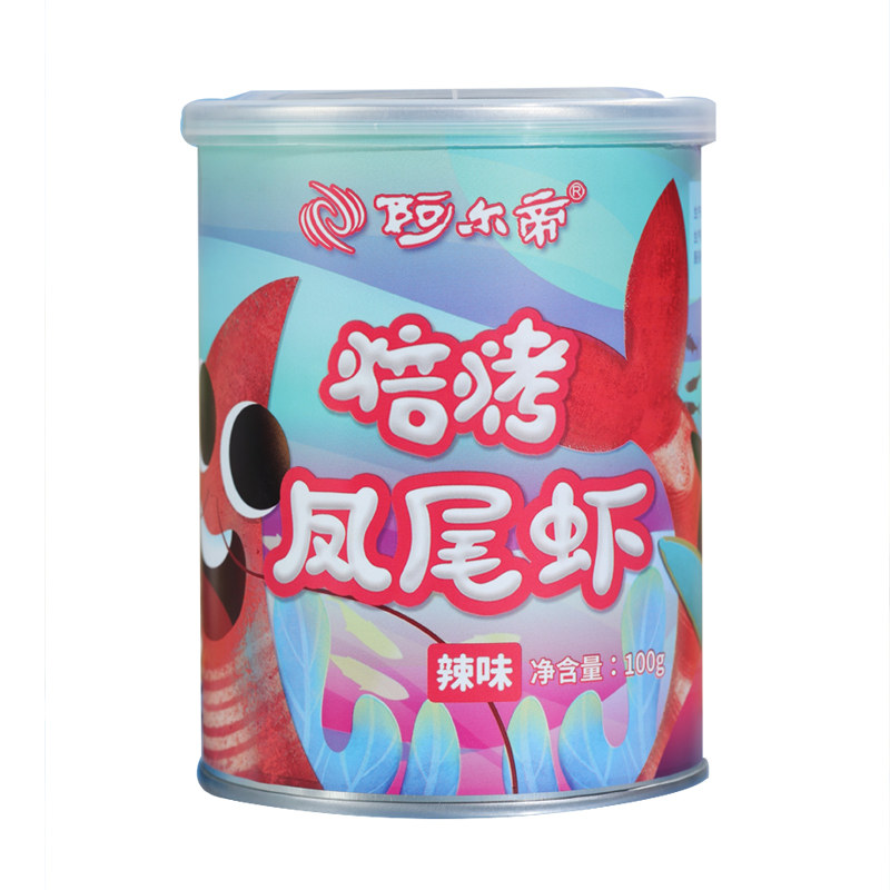 阿尔帝干即食焙烤凤尾虾干低脂烤虾 阿尔帝即食虾零食
