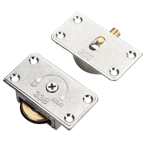 老式衣柜门趟门轮移门导轨滑轮老式推拉门轮子轨道滑轨上下轨配件 - 图3