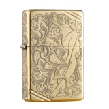 zippo Мужская медная креативная зажигалка на керосине, подарок на день рождения