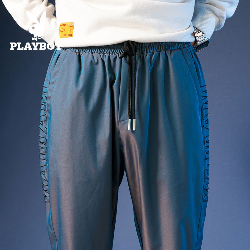 花花公子2020秋季新款宽松男运动裤 花花公子服饰休闲裤