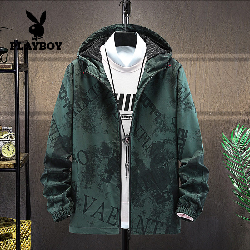 花花公子男装秋冬季新款男生夹克 花花公子服饰夹克