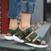 Playboy 2019 hè mới sandal nam trẻ trung Phiên bản Hàn Quốc của xu hướng giày đi biển mang sandal nam giản dị - Sandal sandal nam Sandal