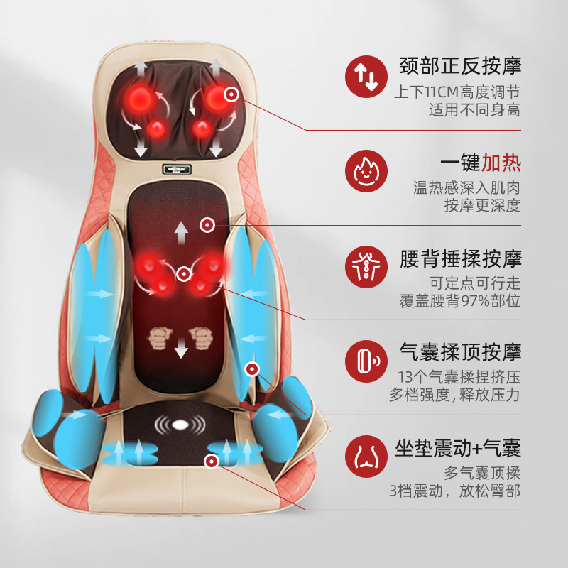 Mondio full body back neck waist massage cushion