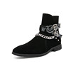 Chelsea boots men's pointed toe Martin boots hairstylist short boots