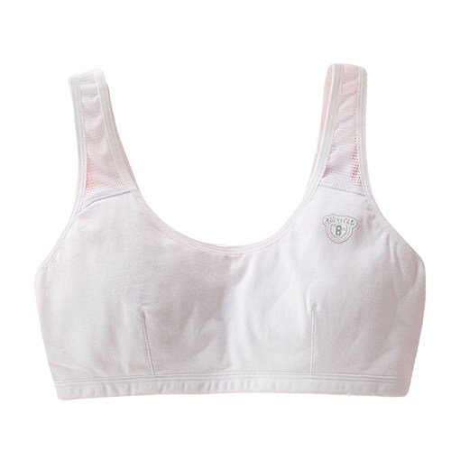 少女文胸发育期背心纯棉内衣女童小学中学生无海绵防凸点夏季薄款 - 图3