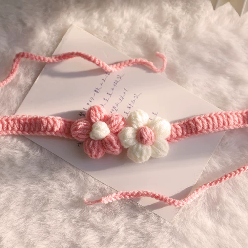 Шарф ручной работы, милый нагрудник, декор, слюнявчик, плетеный чокер